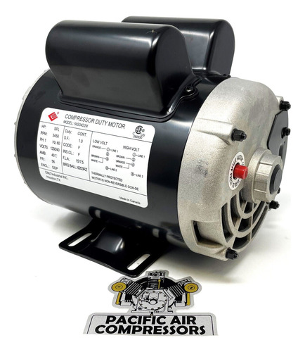 Mc037100sj Replacement Motor 120/240v 5/8'' Shaft 3450 R Bbs