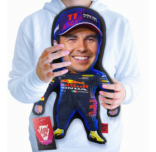 Cojín Checo Perez Chiquito F1 40cm Vudú Love