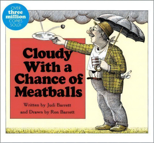 Cloudy With A Chance Of Meatballs, De Judi Barrett., Vol. 1. Editorial Simon & Schuster, Tapa Blanda En Inglés