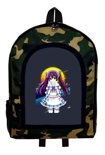 Mochila Camuflada Fairy Tail Modelo 82