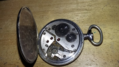 Relogio De Bolso Mondeine Antigo Para Reparo Ou Ap Peças