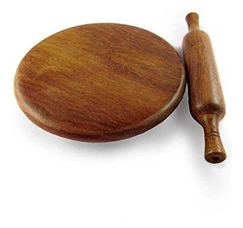 Rodillos De Madera Chakla Belan Set | Rolling Board & R Rll