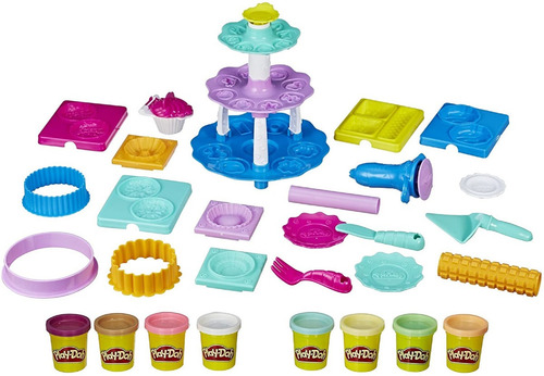 Imagen 4 de 4 de Play Doh Bakery Creation Panaderia Plastilina Juego Ninos