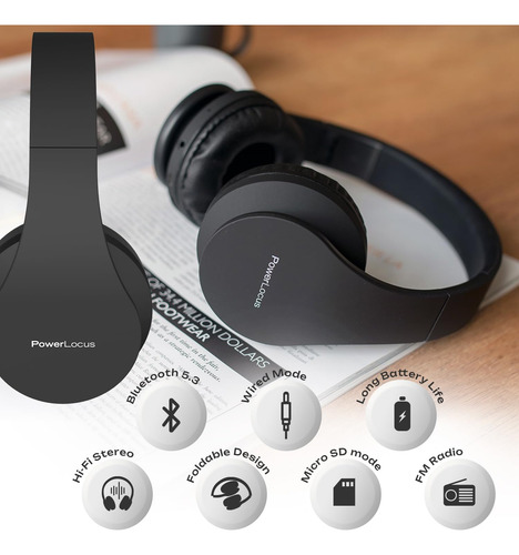 Fones De Ouvido Estéreo Sem Fio Bluetooth Powerlocus