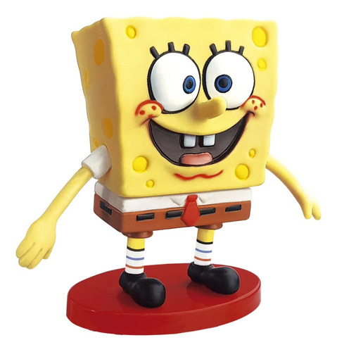 Fandom Box Bob Esponja 10cm Em Vinil Atóxico Com Expositor