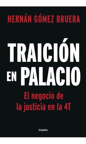 Traición En Palacio, De Gómez Bruera, Hernán. Editorial Grijalbo, Tapa Blanda En Español, 2023