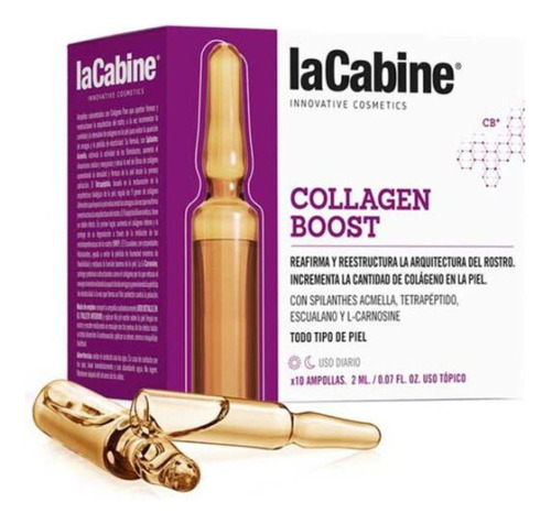 Ampolla La Cabine 2 Ml Collagen Boost 10 Unidades