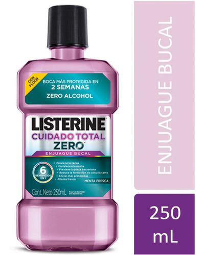 Listerine Enjuague Bucal Total Care Zero 250ml