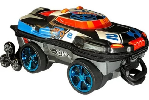 Mochila 3d C/ Rodinhas Terrain Storm Hot Wheels Max Toys
