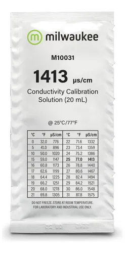 comprar 3 Sobres De Calibración De Conductividad 1413 S\u002Fcm M10031b