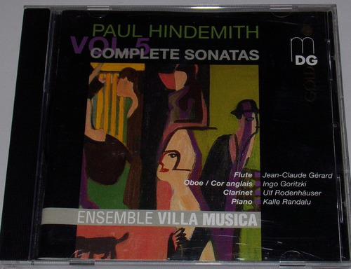 Paul Hindemith Complete Sonatas Vol.5 Cd Importado Kktus