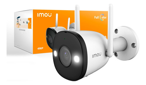 Cámara De Seguridad Wifi Imou Ip Exterior Bullet 2 4mp Alarm