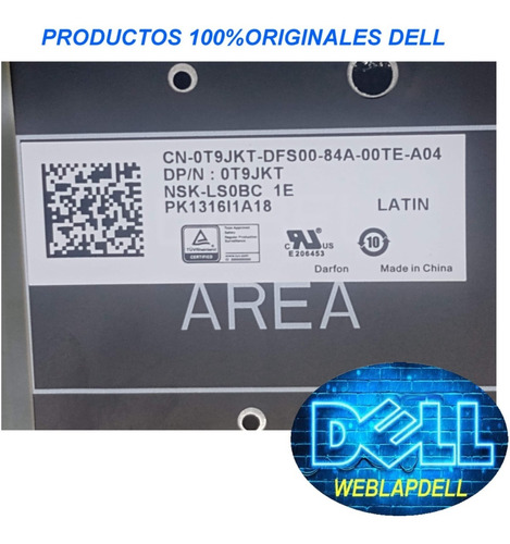 Teclado Dell Inspiron 15 7548 Español Retroiluminado 0t9jkt