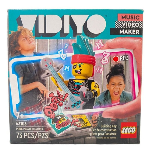 Lego Vidiyo Punk Pírate Beatbox 73 Pcs Mod 43103