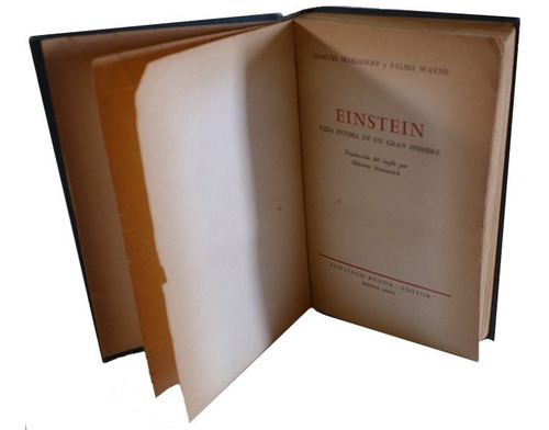 Libro Einstein Dimitri Marianoff  Santiago Rueda Editor