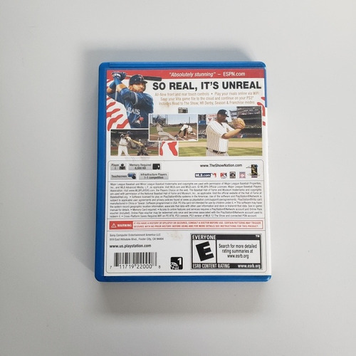 Mlb 12 The Show Original Psvita Ps Vita