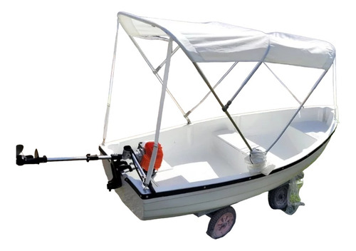 Barco Para Pesca Com Toldo E Motor 3hp
