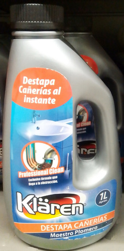 Tratamiento Destapa Cañerias Plomero Liquido Envio Gratis