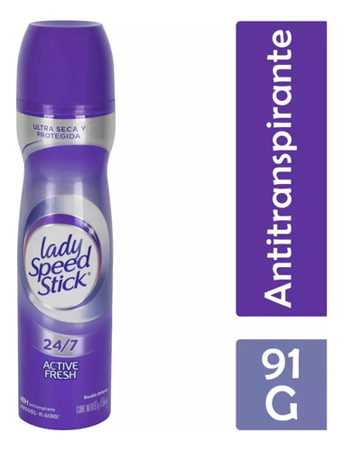 Lady Speed Stick Desodorante Spray Double Defense Active Fre