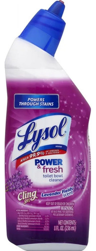 Limpiador Baños, Aroma Lavender Fields Scent Lysol Gel 236ml
