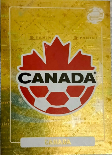 Barajita Copa América 2024 Escudo Holograma Canadá Panini