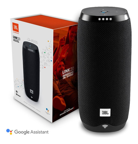Caixa De Som Bluetooth Jbl Link 20 Wi-fi Com Google Home