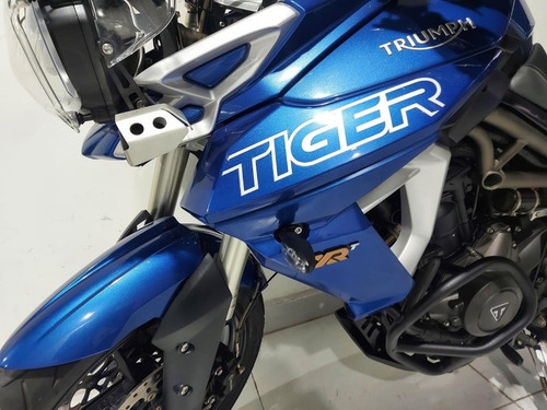 Imagem 9 de 11 de Triumph Tiger 800 Xrt Azul 2020