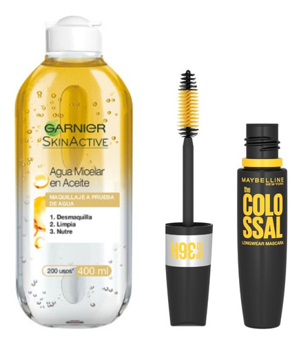 Pack Máscara Colossal 36h Maybelline New York Y Agua Micelar
