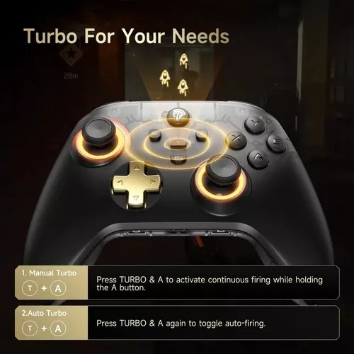 Controle Joystick Sem Fio Easysmx D05 Com Dock Hall Effect