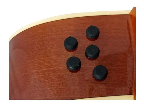 Guitarra electroacústica Tagima Swell Eq Bk Black Teq-10 Material madera de chhlik, 20T, C 25.5, R 14 Orientación a la derecha