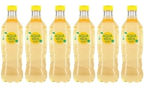 Agua Saborizada Aquarius Pomelo 600ml X6