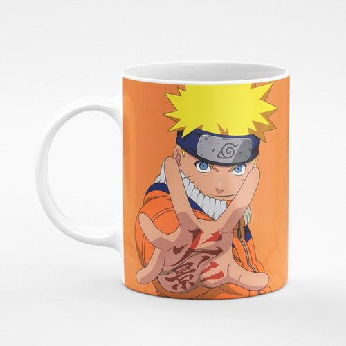 Caneca Naruto Uzumaki Jutsu Invocação - Naruto Shippuden