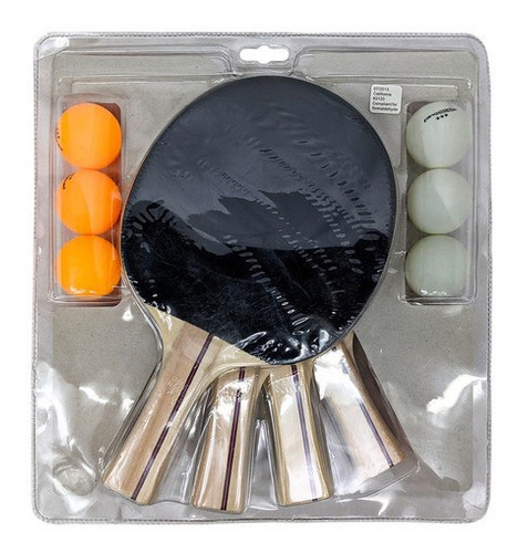 Imagen 2 de 3 de Set De Raquetas Cuatro Jugadores 6 Pelotas Escalade