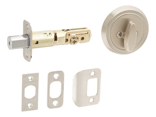 Serie Single Cylinder Deadbolt Acabado: Niquel Satinado