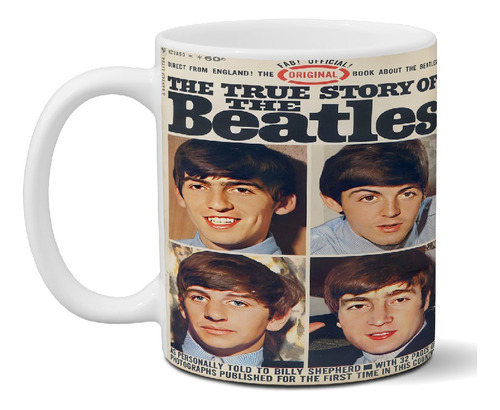 Taza De Cerámica Beatles La Historia Exclusiva Articulo R 67