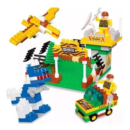 Imagen 2 de 4 de Ladrillos Blocky Dinosaurios Por 150 01-0678 (2393)