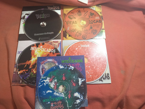 Viejas Locas & Intoxicados / Box Albumes Set 5 Cds / Arg B8 Estándar