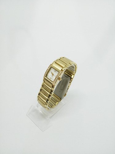 Relógio Condor Feminino Dourado Quadrado + Brinde