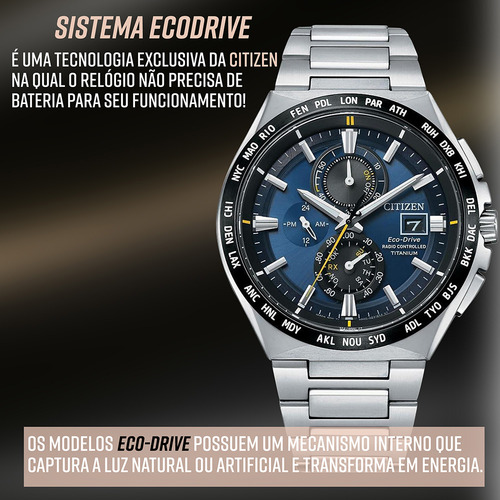 Relógio Masculino Citizen Promaster Sky Eco-drive Titanium