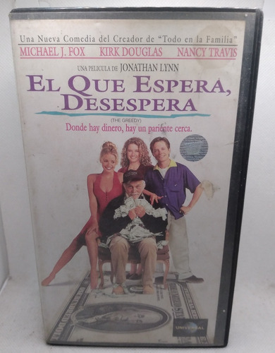 El Que Espera Desespera / Vhs / Seminuevo A / Michael J Fox