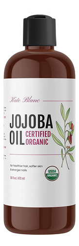 Aceite De Jojoba Orgánico Kate Blanc Cosmetics 473 Ml Certif