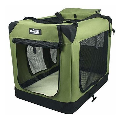 Cajón Elitefield 3-puerta Plegable Perro Suave, Interior Y E