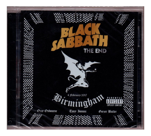 Cd Black Sabbath The End