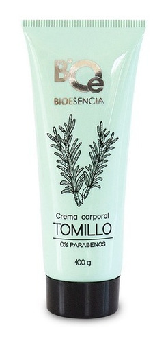 Crema De Tomillo Bioesencia, Alivia Vías Respiratorias 