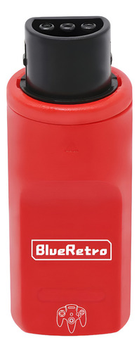 Adaptador Blueretro 1 Mando Bluetooth Nintendo64 Servitae Color Rojo