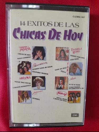 14 Exitos De Las Chicas De Hoy Cassette/tatiana,fandango. (Usado)