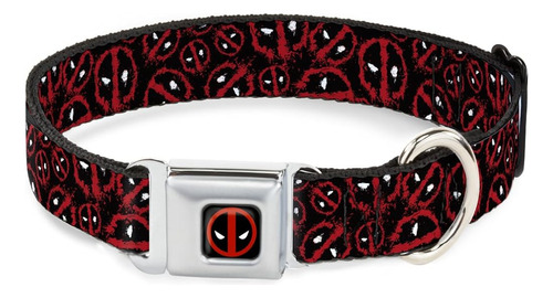 Collar De Perro Hebilla De Cinturón De Seguridad Deadpool Sp