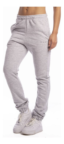 Rusty Essential Trackpant Gris Pantalon Jogger Mujer