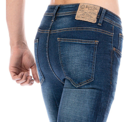 Imagen 6 de 7 de Jeans Pantalón De Mezclilla Caballero Skinny Dark Indigo