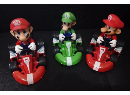 Figura De Mario Kart - Carritos De Fricción 15cm